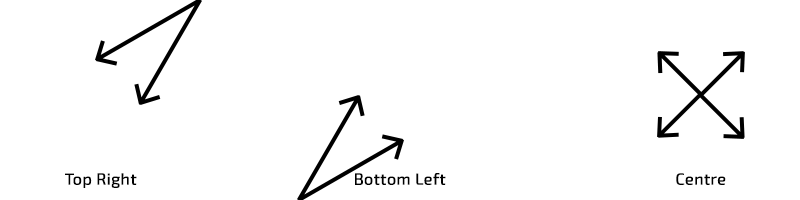 Visualization of origin points