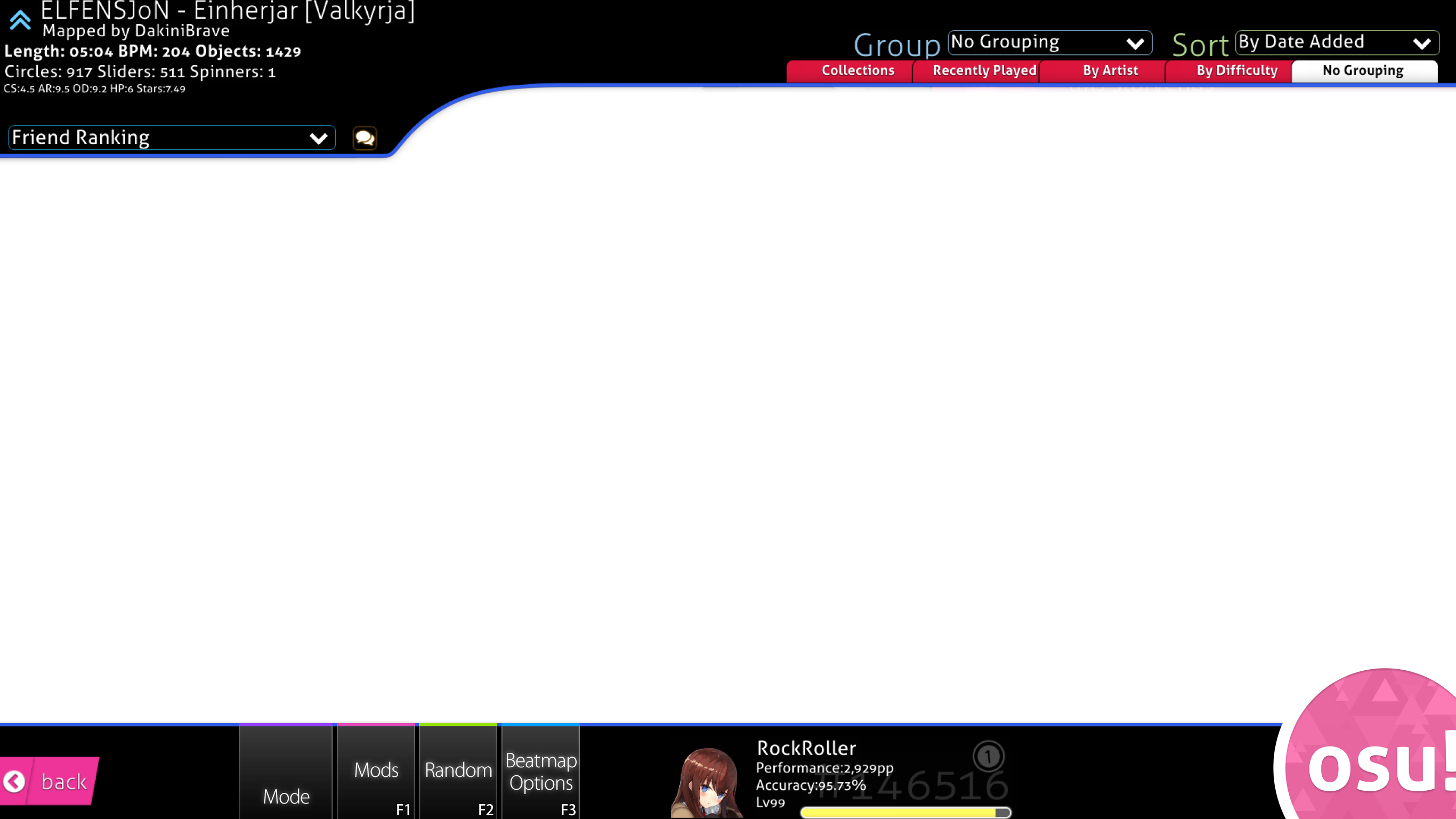 create an osu map for any song of your choice